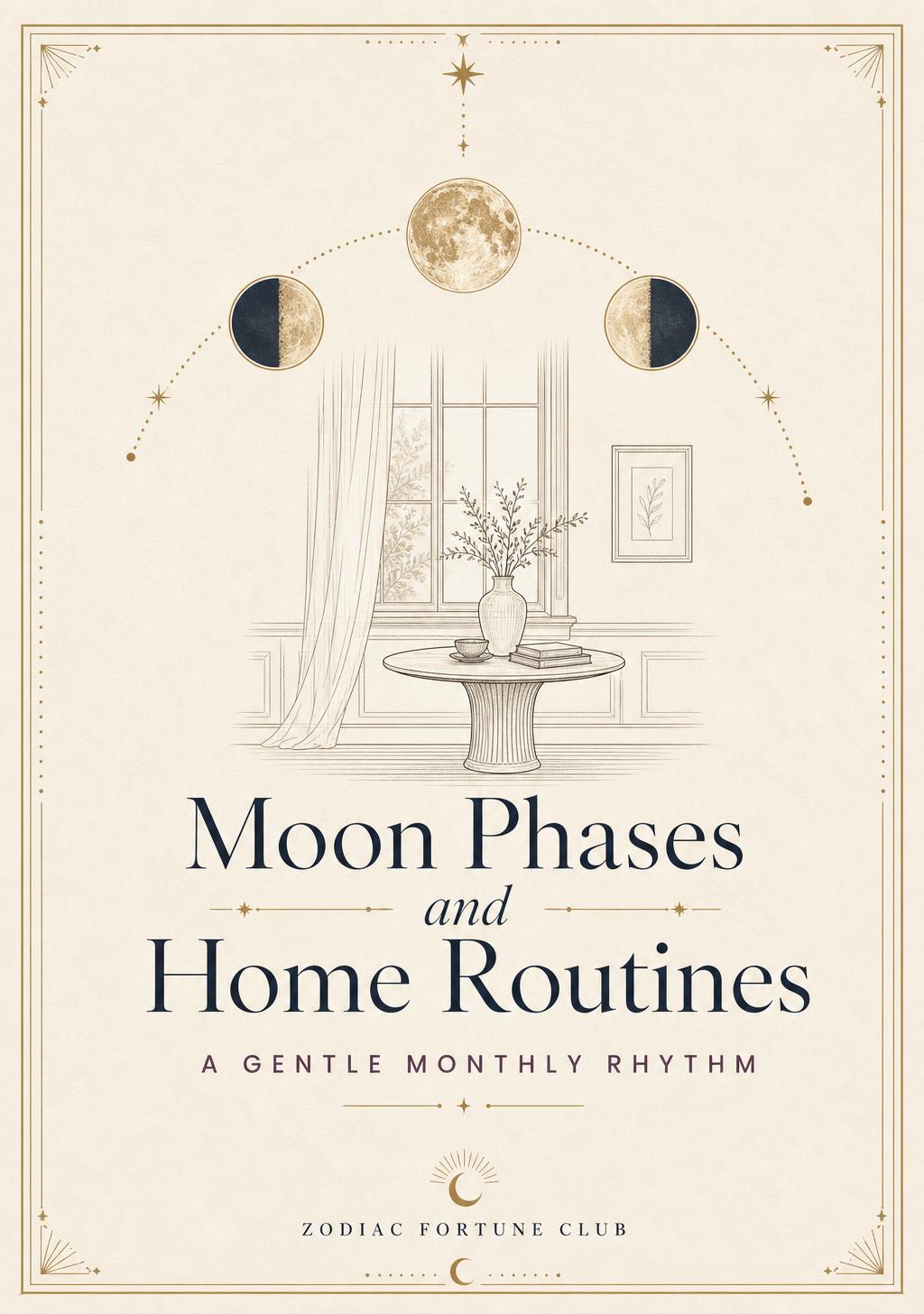 Cover of Moon Phases and Home Routines digital guide